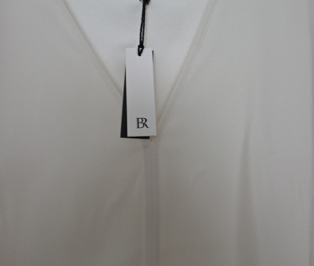 Banana Republic Silk Cream Wrap Top - Picture 5 of 7